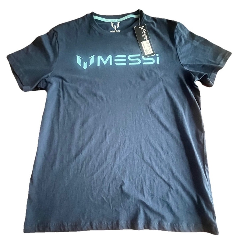 Lionel Messi T Shirt Blue Size Medium  M Blue Official‎ Soccer NWT